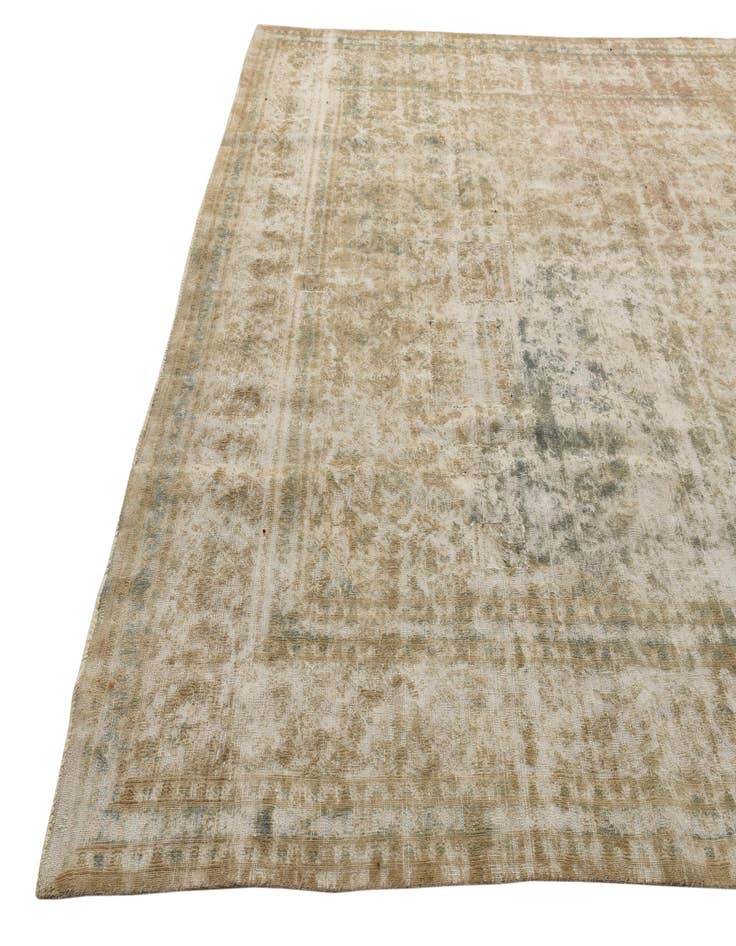 Detail image of  9' 2 x 12' 7  Hand Knotted Ultra Vintage Persian Wool Rug