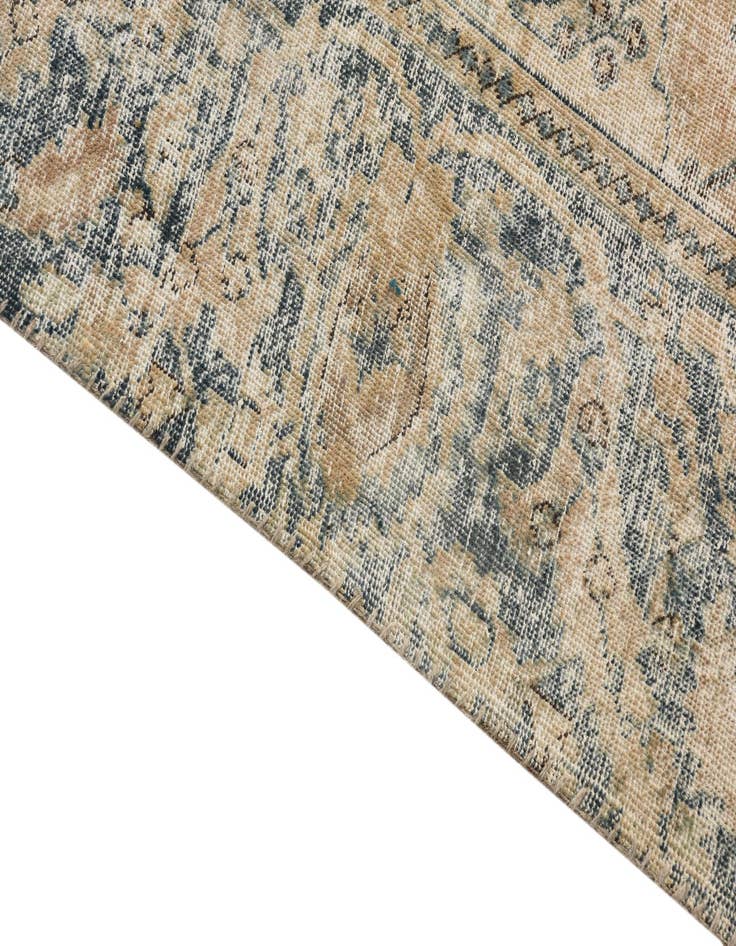 Detail image of  8' 8 x 12'  Hand Knotted Ultra Vintage Persian Wool Rug