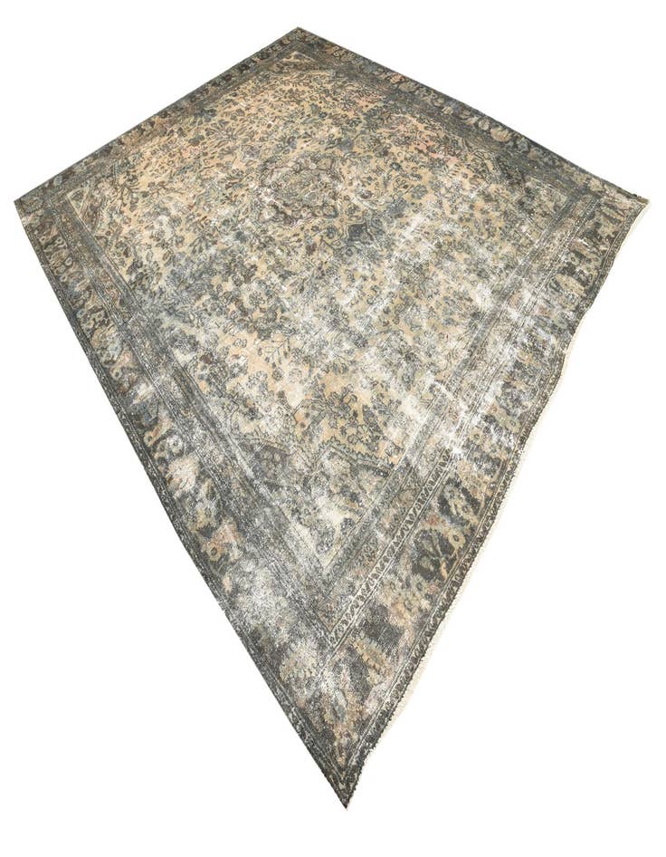 Detail image of  10' 2 x 12' 6  Hand Knotted Ultra Vintage Persian Wool Rug