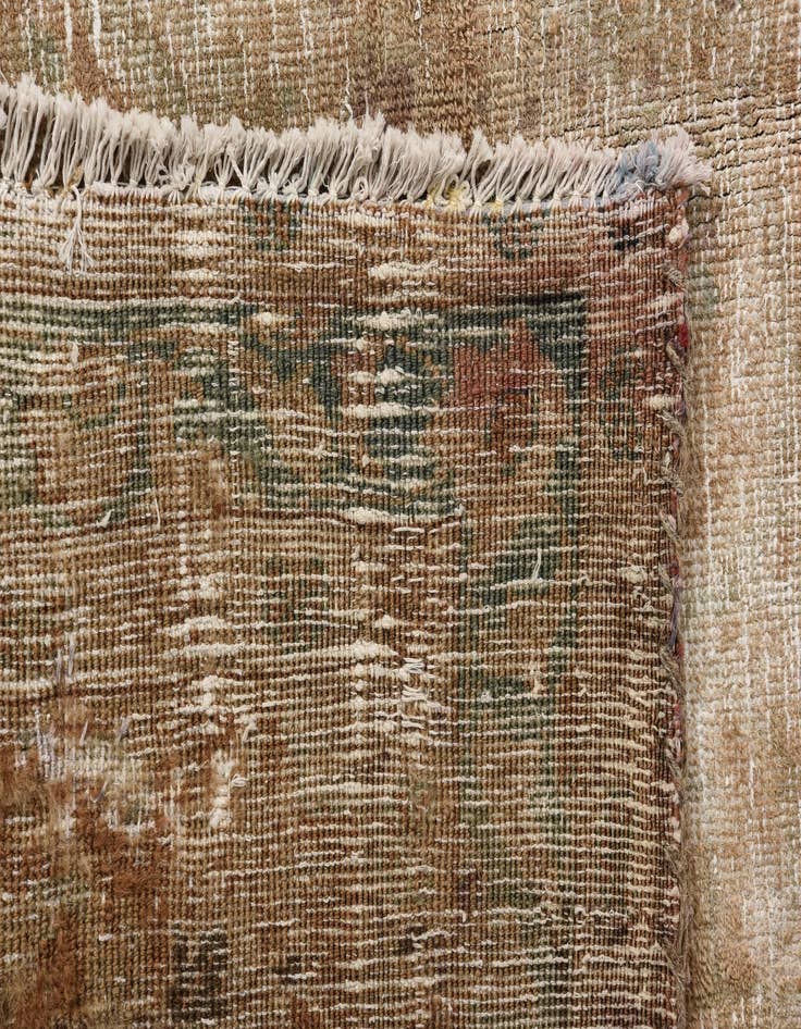 Detail image of  9' 9 x 13' 4  Hand Knotted Ultra Vintage Persian Wool Rug