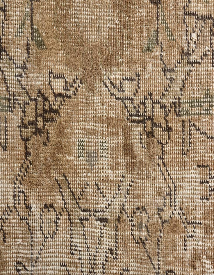 Detail image of  8' 3 x 10' 10  Hand Knotted Ultra Vintage Persian Wool Rug