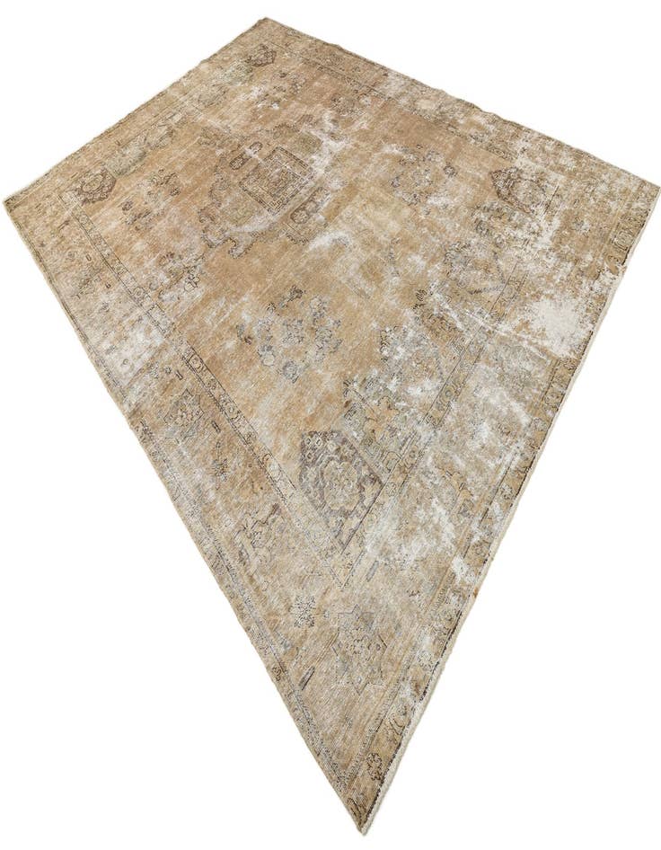 Detail image of  9' 1 x 12' 6  Hand Knotted Ultra Vintage Persian Wool Rug