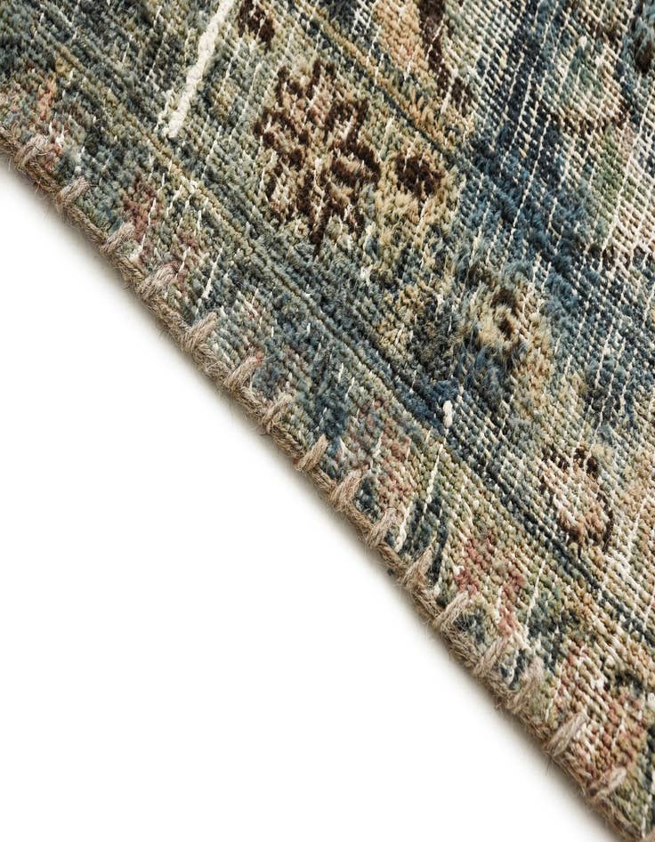 Detail image of  7' 8 x 10' 9  Hand Knotted Ultra Vintage Persian Wool Rug