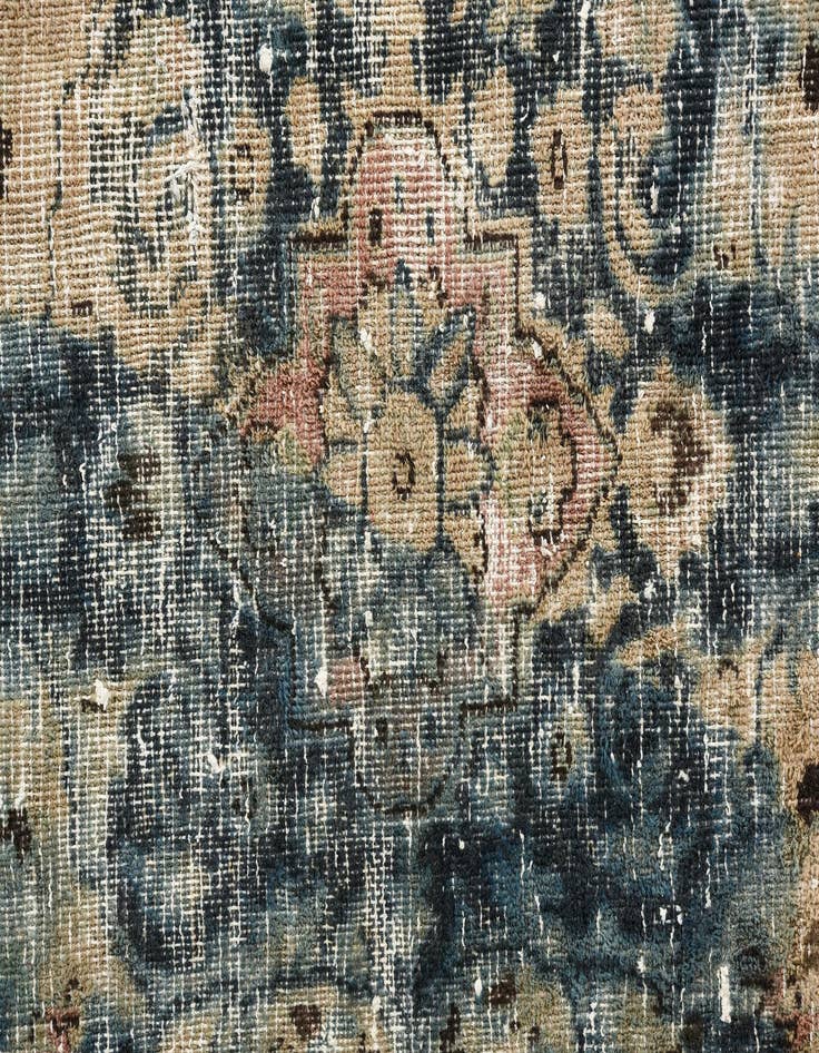 Detail image of  7' 8 x 10' 9  Hand Knotted Ultra Vintage Persian Wool Rug