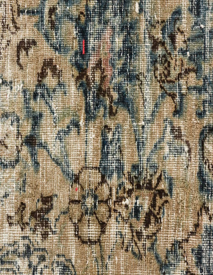 Detail image of  7' 8 x 10' 9  Hand Knotted Ultra Vintage Persian Wool Rug