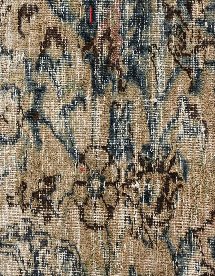 Detail image of  7' 8 x 10' 9  Hand Knotted Ultra Vintage Persian Wool Rug