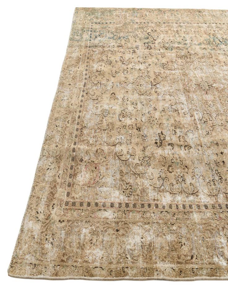 Detail image of  9' 1 x 11' 10  Hand Knotted Ultra Vintage Persian Wool Rug