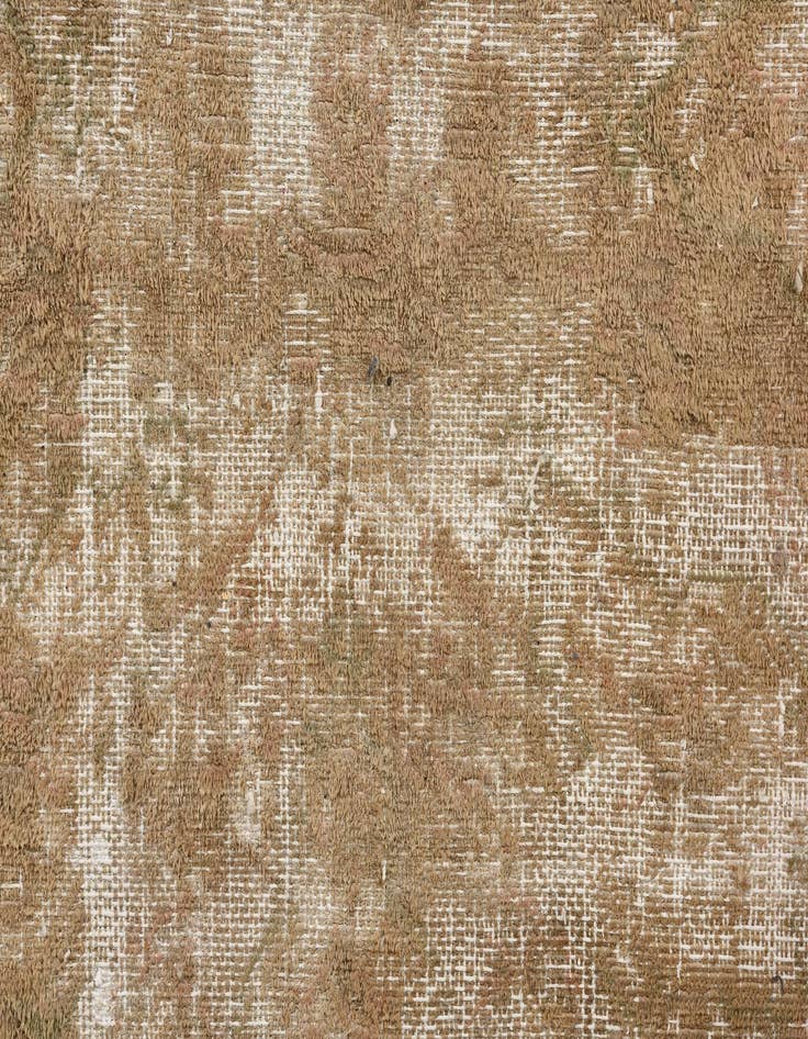 Detail image of  9' 5 x 13'  Hand Knotted Ultra Vintage Persian Wool Rug