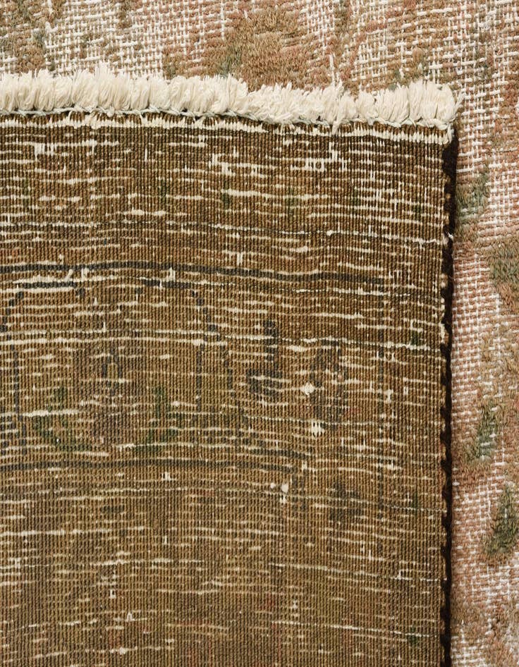 Detail image of  9' 5 x 13'  Hand Knotted Ultra Vintage Persian Wool Rug