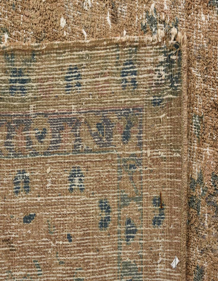 Detail image of  7' 9 x 11' 4  Hand Knotted Ultra Vintage Persian Wool Rug