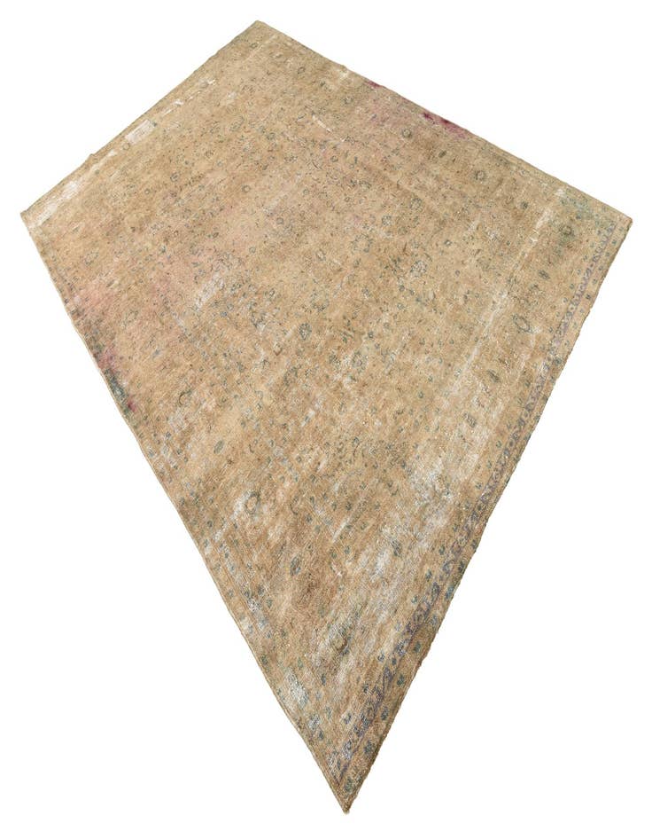 Detail image of  7' 9 x 11' 4  Hand Knotted Ultra Vintage Persian Wool Rug