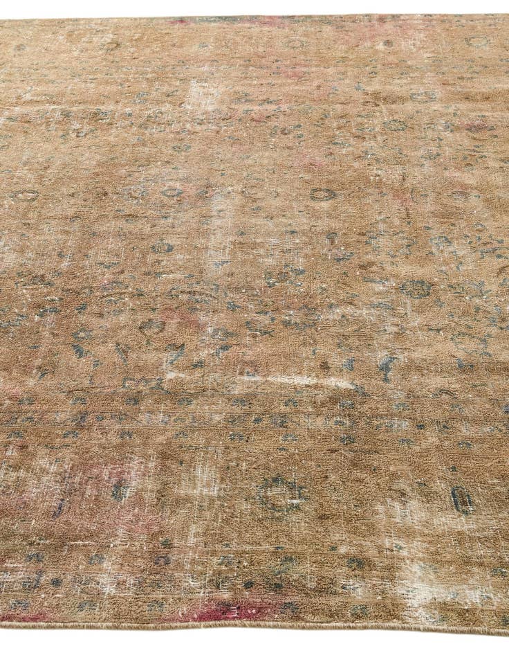 Detail image of  7' 9 x 11' 4  Hand Knotted Ultra Vintage Persian Wool Rug