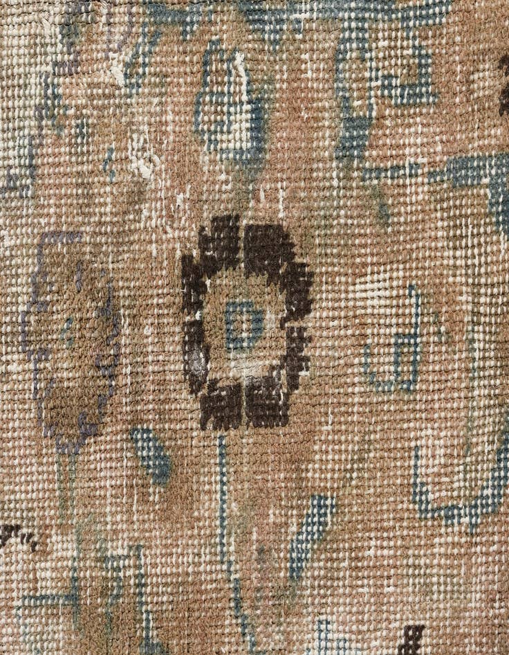 Detail image of  8' 2 x 11' 5  Hand Knotted Ultra Vintage Persian Wool Rug