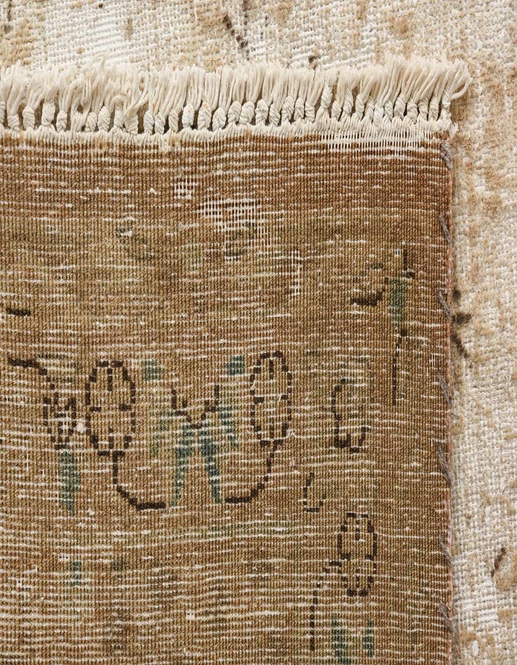 Detail image of  9' 9 x 12' 6  Hand Knotted Ultra Vintage Persian Wool Rug