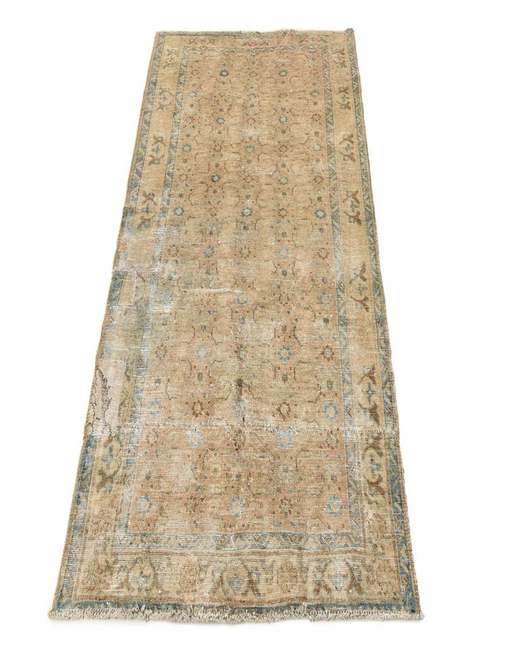 Detail image of  3' 9 x 6' 7  Hand Knotted Ultra Vintage Persian Wool Rug