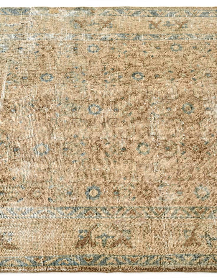 Detail image of  3' 9 x 6' 7  Hand Knotted Ultra Vintage Persian Wool Rug