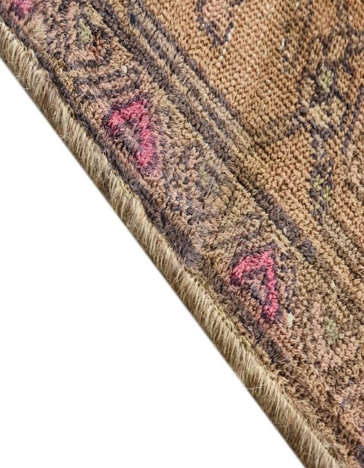 Detail image of 4' 2 x 6' 5 Hand Knotted Ultra Vintage Persian Wool Rug