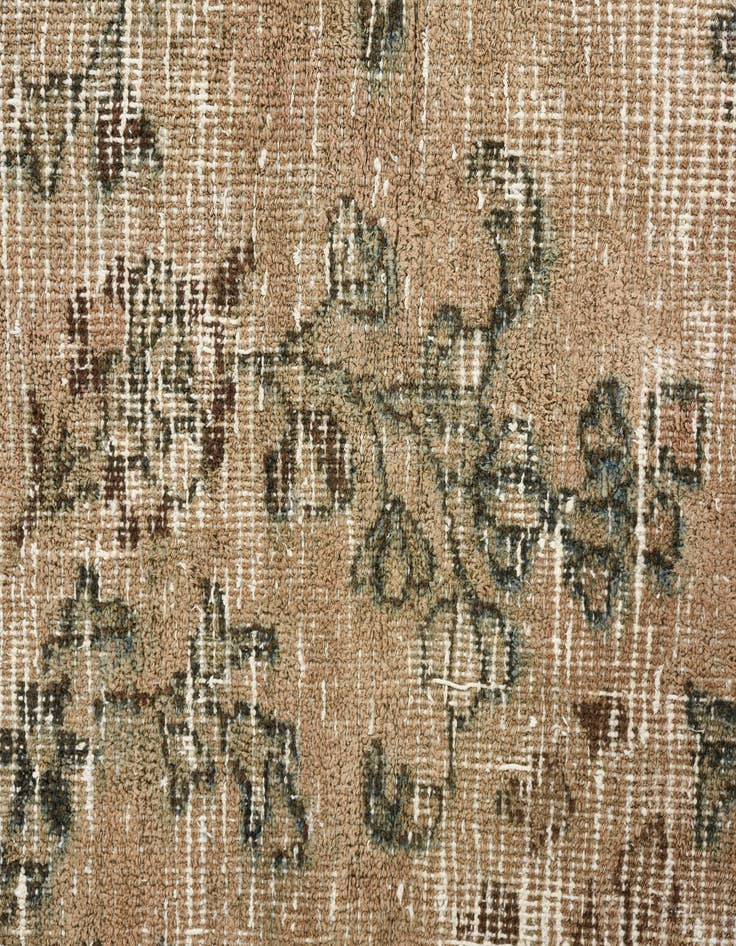 Detail image of 6' 3 x 9' 4 Hand Knotted Ultra Vintage Persian Wool Rug