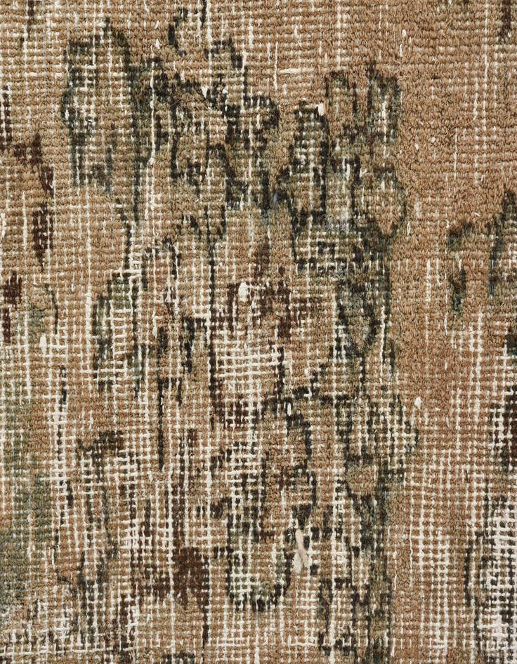 Detail image of 6' 3 x 9' 4 Hand Knotted Ultra Vintage Persian Wool Rug