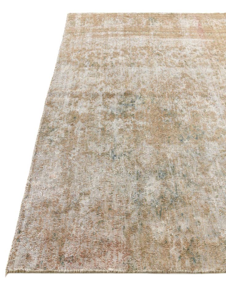 Detail image of  7' 2 x 10' 4  Hand Knotted Ultra Vintage Persian Wool Rug