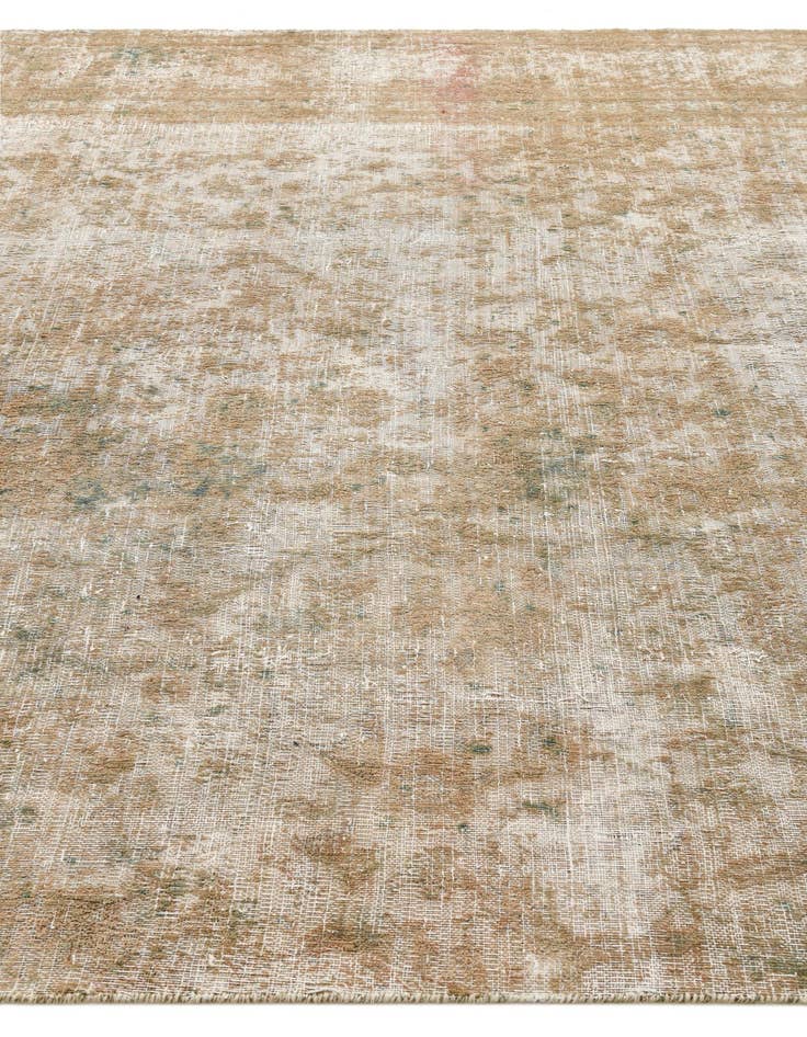 Detail image of  7' 2 x 10' 4  Hand Knotted Ultra Vintage Persian Wool Rug