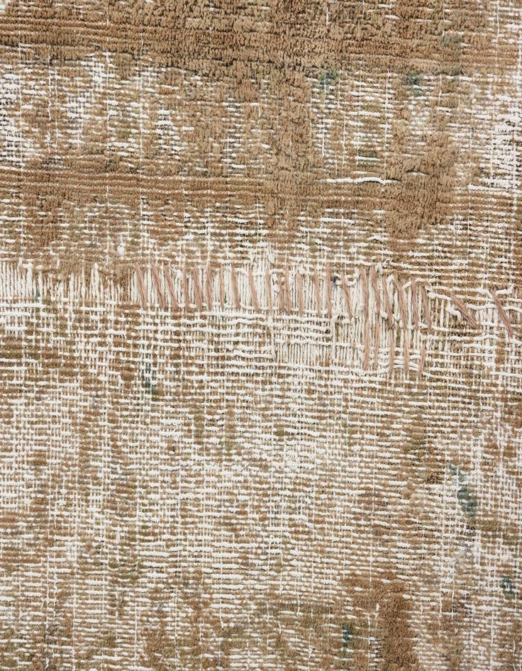 Detail image of  7' 2 x 10' 4  Hand Knotted Ultra Vintage Persian Wool Rug