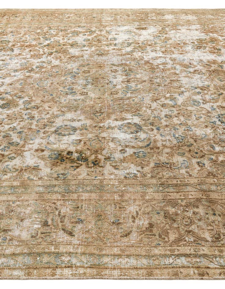 Detail image of  9' 7 x 12' 2  Hand Knotted Ultra Vintage Persian Wool Rug