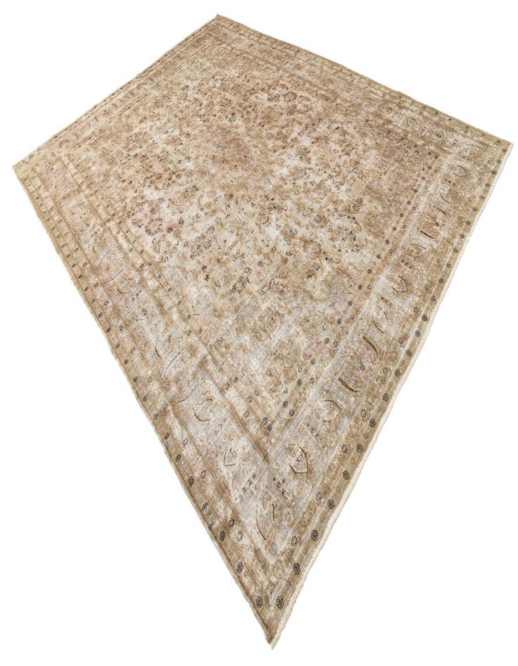 Detail image of  9' 5 x 12' 6  Hand Knotted Ultra Vintage Persian Wool Rug