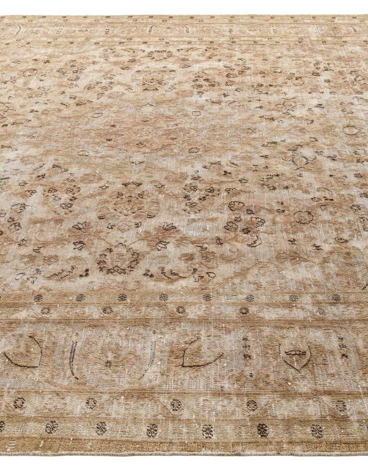 Detail image of  9' 5 x 12' 6  Hand Knotted Ultra Vintage Persian Wool Rug