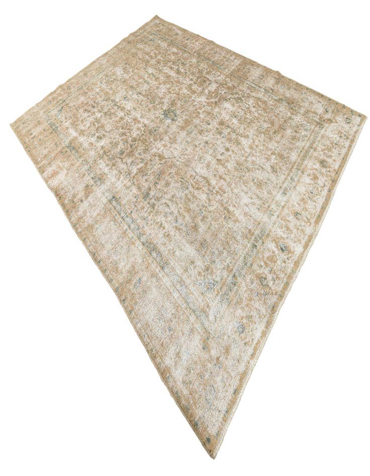 Detail image of  8' 7 x 11' 10  Hand Knotted Ultra Vintage Persian Wool Rug