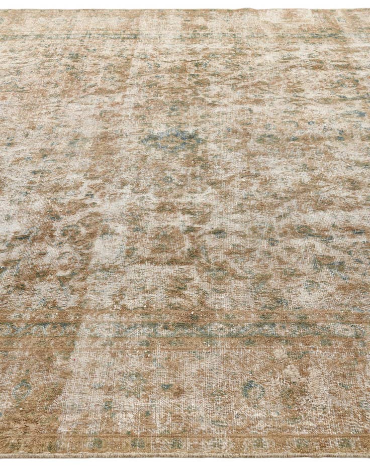 Detail image of  8' 7 x 11' 10  Hand Knotted Ultra Vintage Persian Wool Rug