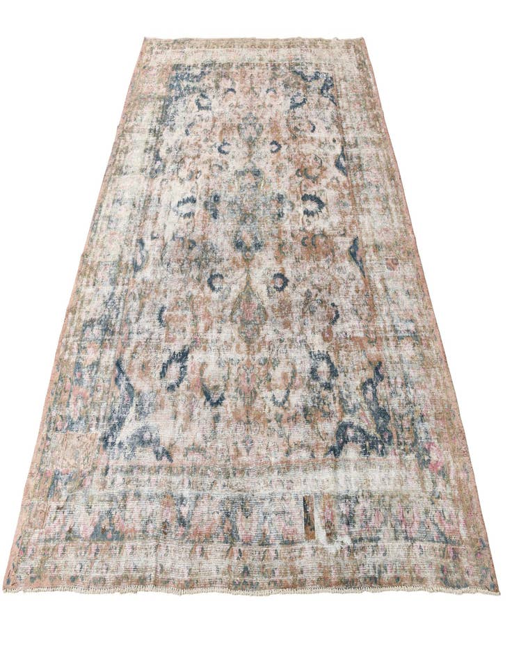 Detail image of  9' 10 x 12' 8  Hand Knotted Ultra Vintage Persian Wool Rug