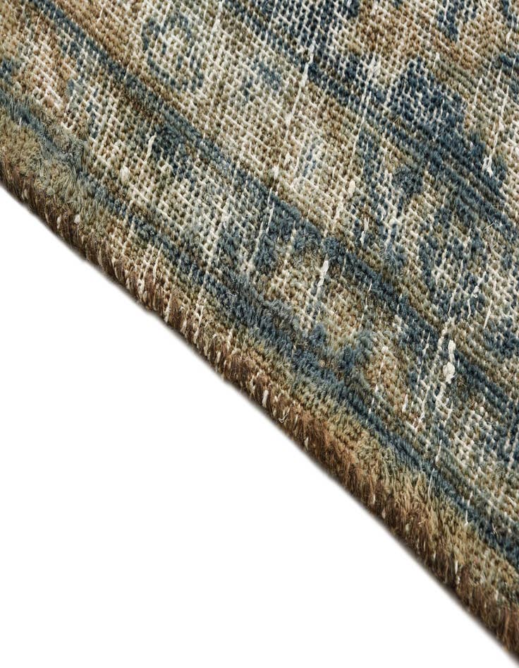 Detail image of  9' 1 x 12'  Hand Knotted Ultra Vintage Persian Wool Rug