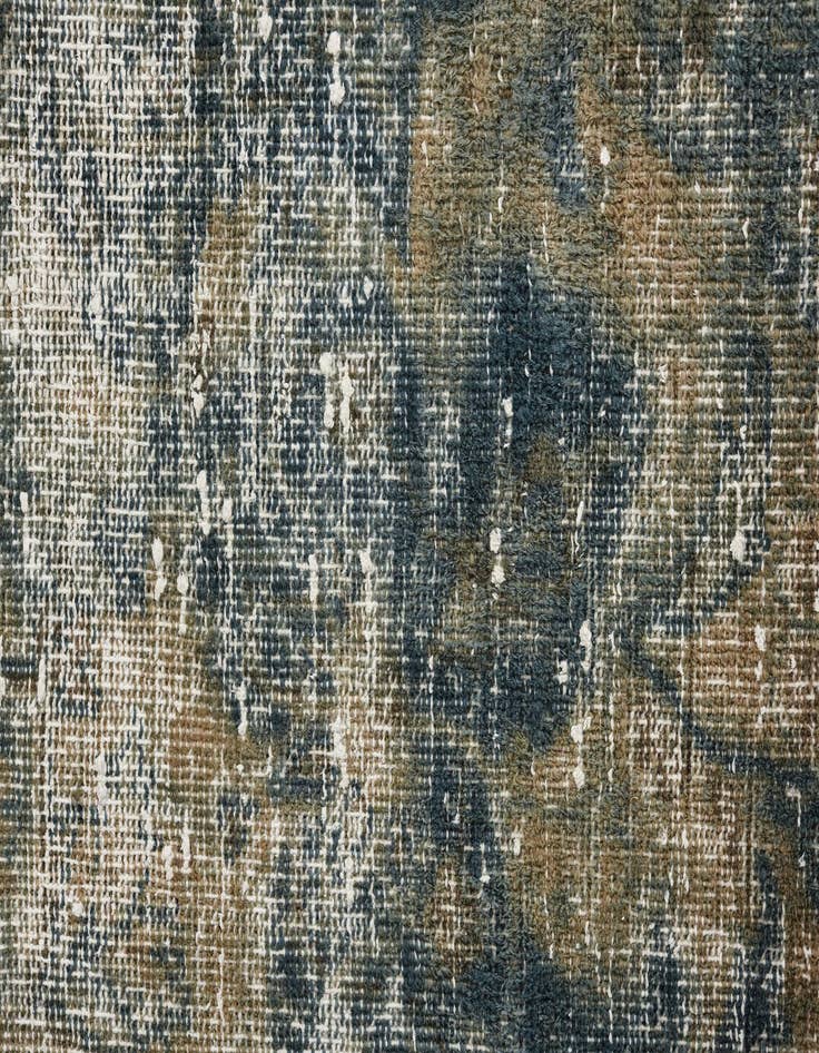 Detail image of  9' 1 x 12'  Hand Knotted Ultra Vintage Persian Wool Rug