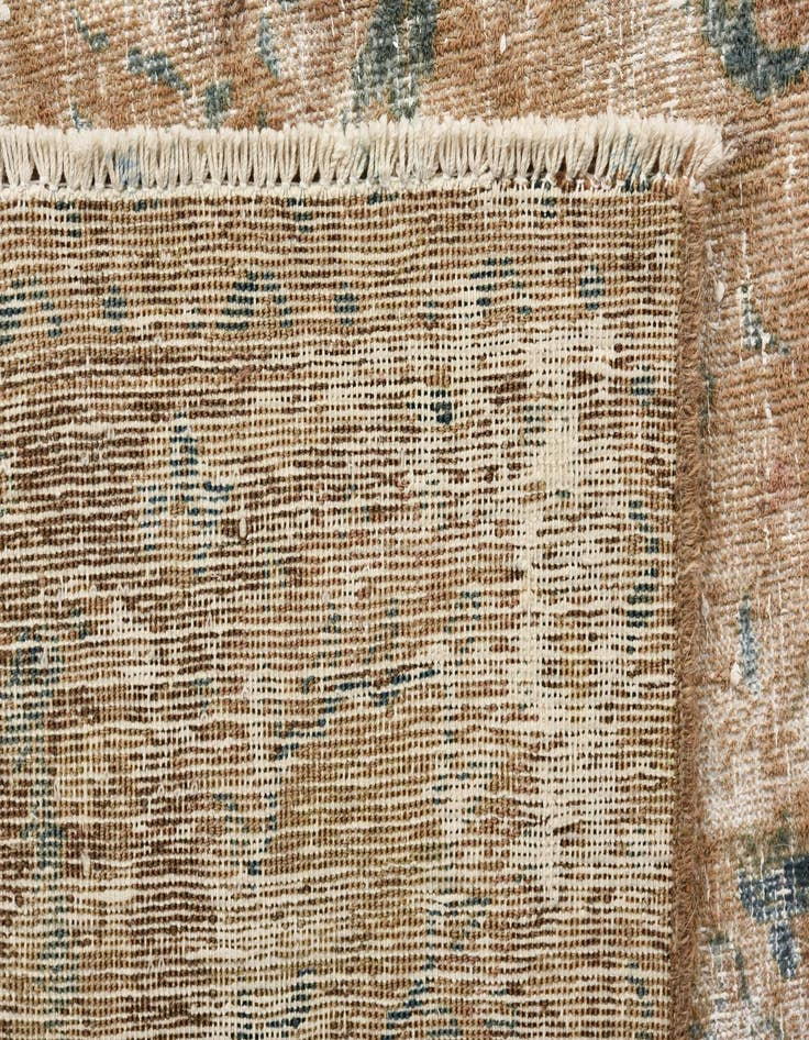 Detail image of  7' 5 x 10' 6  Hand Knotted Ultra Vintage Persian Wool Rug