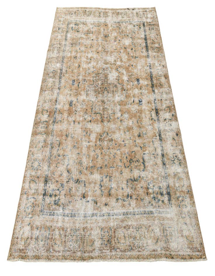 Detail image of  7' 5 x 10' 6  Hand Knotted Ultra Vintage Persian Wool Rug