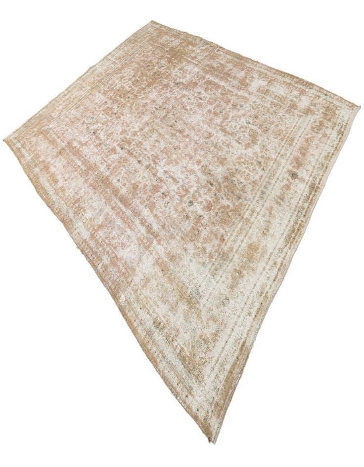 Detail image of  9' 3 x 12' 2  Hand Knotted Ultra Vintage Persian Wool Rug