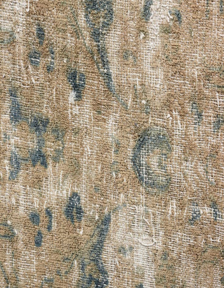 Detail image of  8' 8 x 11' 9  Hand Knotted Ultra Vintage Persian Wool Rug