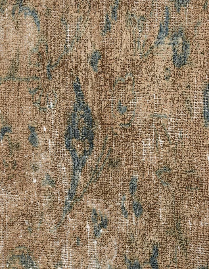 Detail image of  8' 8 x 11' 9  Hand Knotted Ultra Vintage Persian Wool Rug