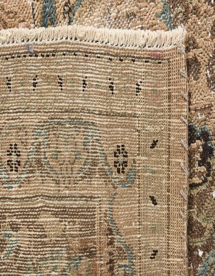 Detail image of  9' 8 x 12' 9  Hand Knotted Ultra Vintage Persian Wool Rug