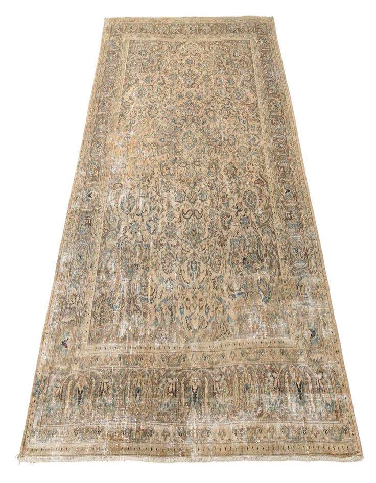 Detail image of  9' 8 x 12' 9  Hand Knotted Ultra Vintage Persian Wool Rug