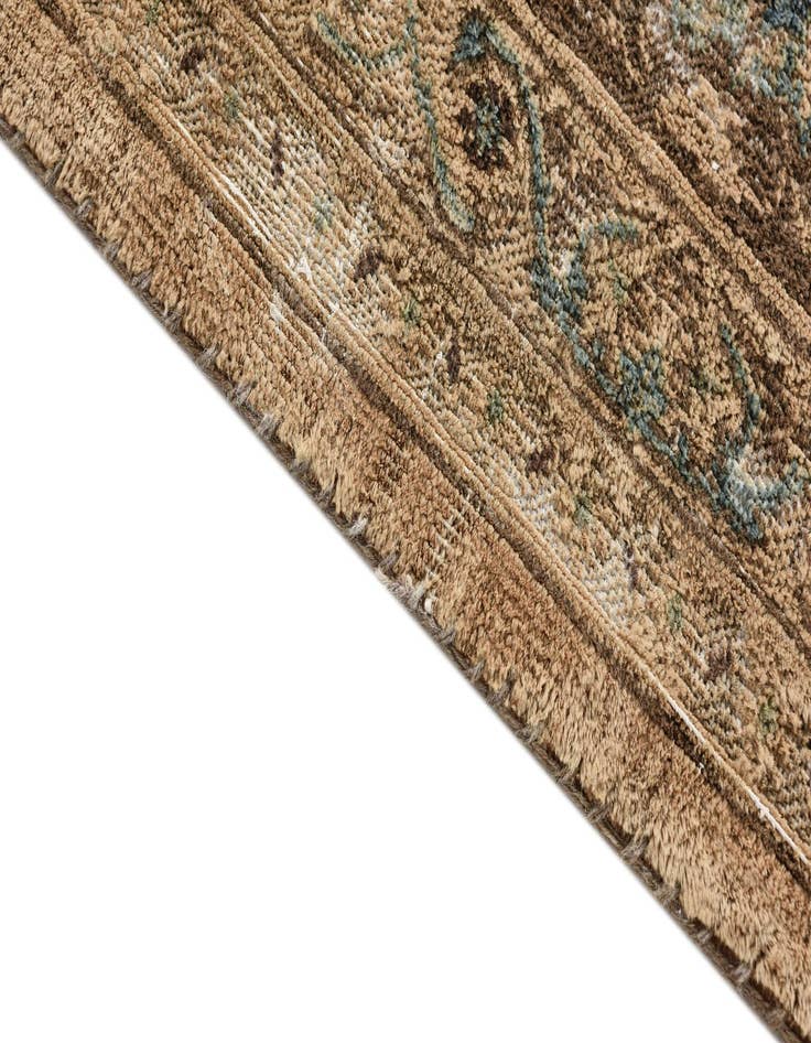 Detail image of  9' 8 x 12' 9  Hand Knotted Ultra Vintage Persian Wool Rug