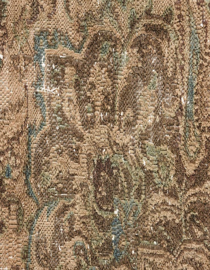 Detail image of  9' 8 x 12' 9  Hand Knotted Ultra Vintage Persian Wool Rug