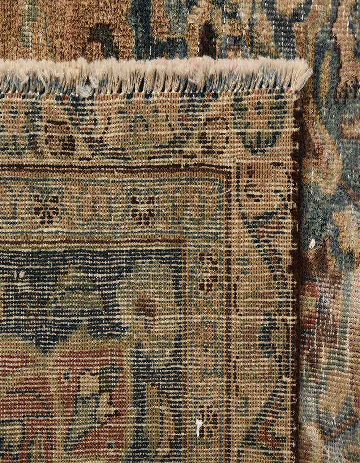 Detail image of  6' 3 x 7' 10  Hand Knotted Ultra Vintage Persian Wool Rug