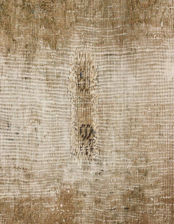 Detail image of  3' 7 x 6' 2  Hand Knotted Ultra Vintage Persian Wool Rug