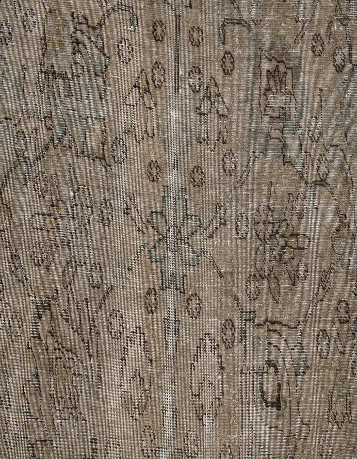 Detail image of  9' 8 x 12' 6  Hand Knotted Ultra Vintage Persian Wool Rug