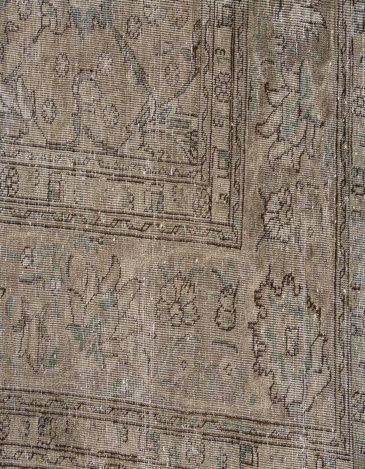Detail image of  9' 8 x 12' 6  Hand Knotted Ultra Vintage Persian Wool Rug