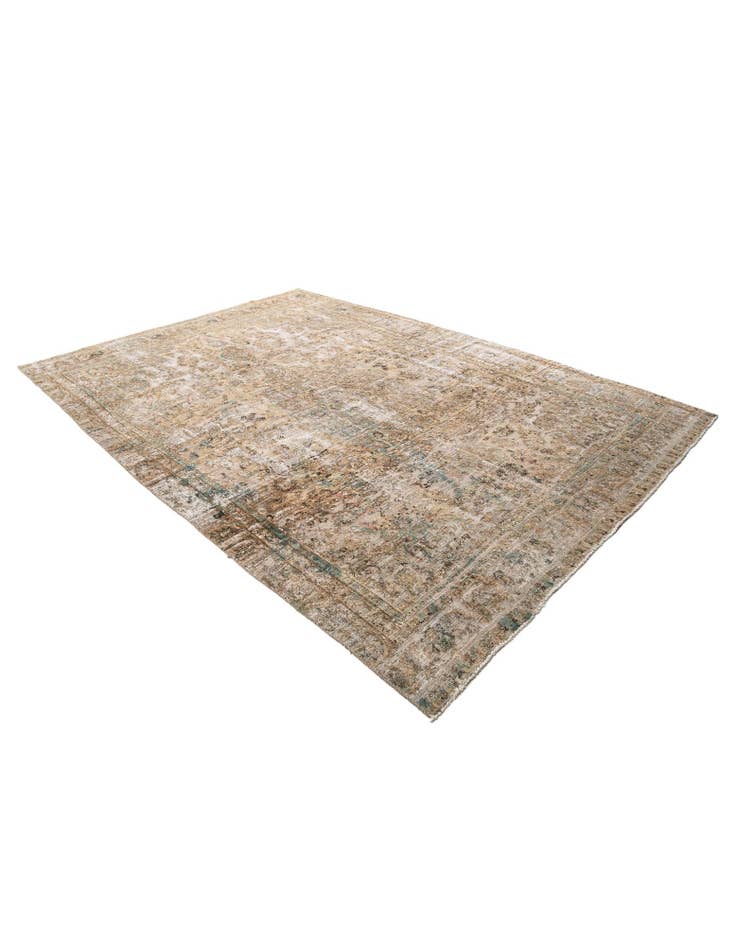 Detail image of  8' 6 x 12' 2  Hand Knotted Ultra Vintage Persian Wool Rug