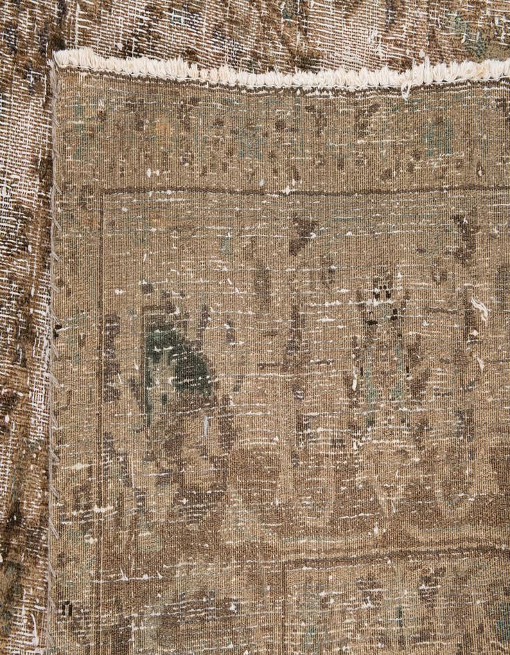 Detail image of  8' 6 x 12' 2  Hand Knotted Ultra Vintage Persian Wool Rug