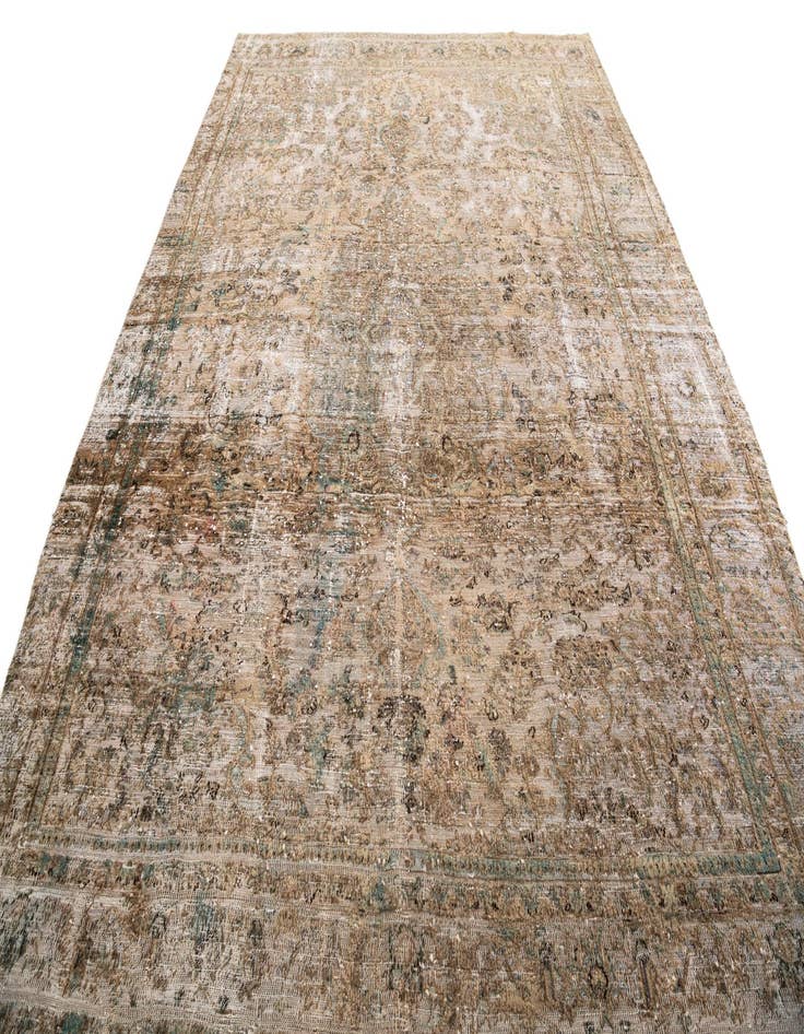 Detail image of  8' 6 x 12' 2  Hand Knotted Ultra Vintage Persian Wool Rug